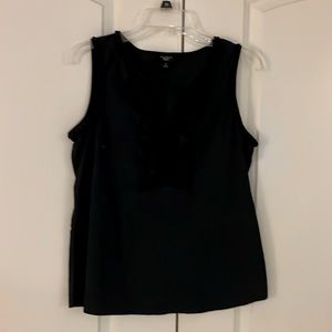 Talbots navy blue sleeveless top